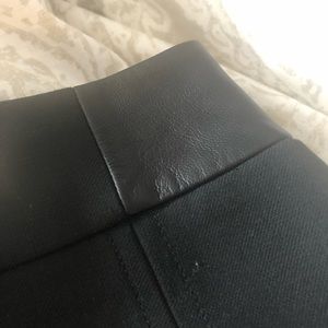 Club Monaco Pencil Skirt with Leather at Top